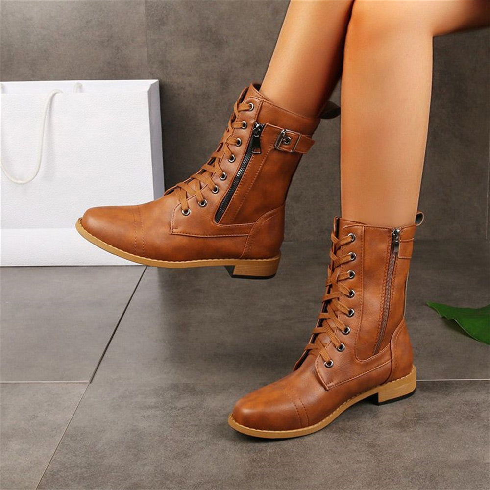 Toe Side Zipper Orthopaedic Boots