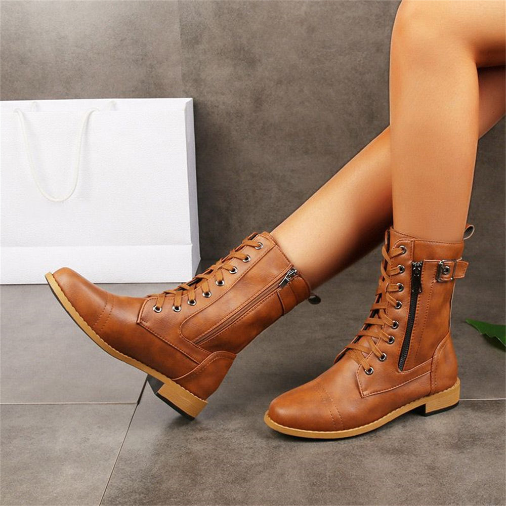 Toe Side Zipper Orthopaedic Boots