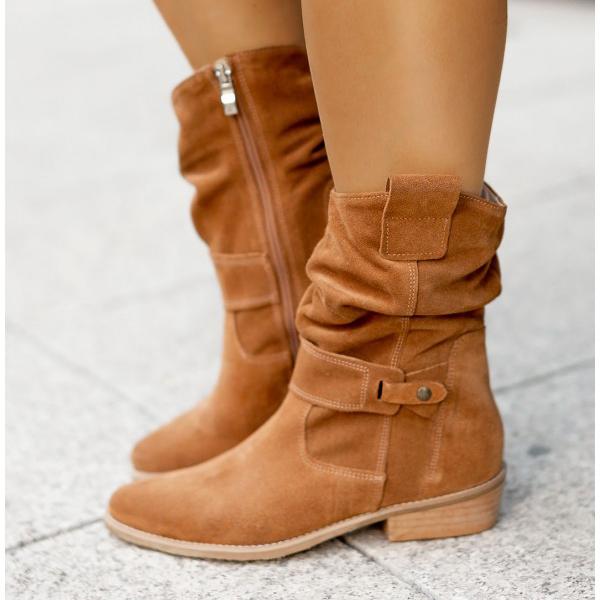 Elegant Ankle Boots with Zipper Closure