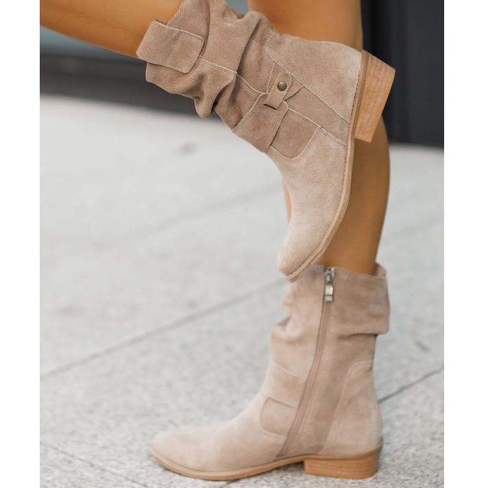 Elegant Ankle Boots with Zipper Closure